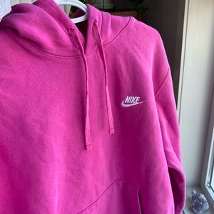 Pink Nike hoodie